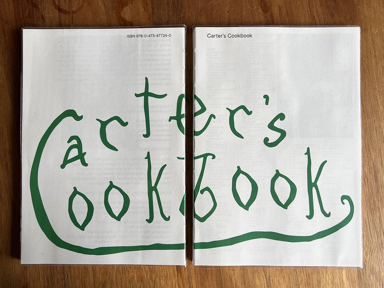 Carter’s Cookbook (shipping now)