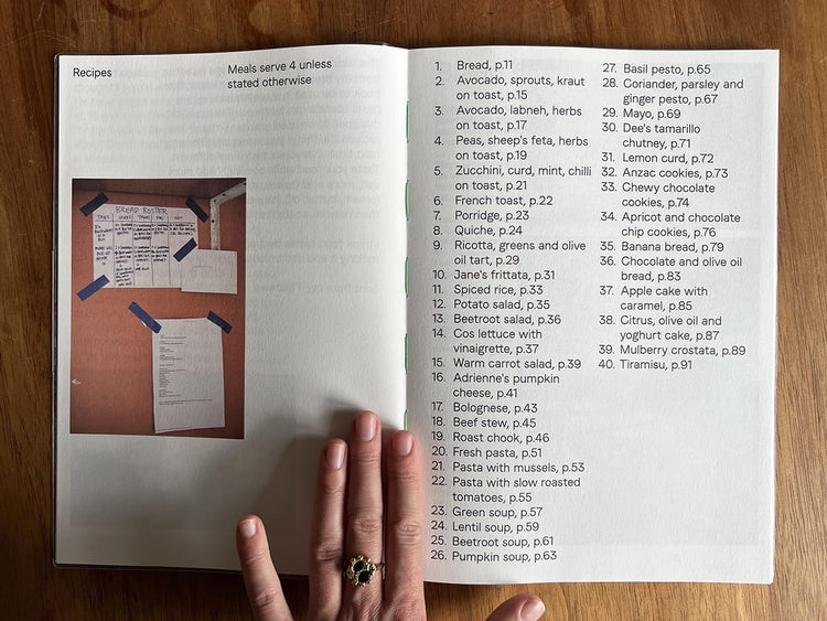 Carter’s Cookbook (shipping now)